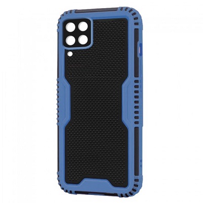 Husă spate Samsung Galaxy A02 / M02 Negru+Albastru Zip