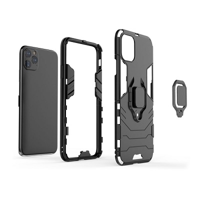 Husă Antisoc Iphone 14 Pro (6,1") Black Ring Armor - imagine 2
