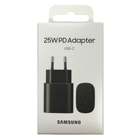 Incarcator Retea Super Fast Charger 25W Samsung, port Type-C, fara cablu, Negru, EP-TA800NBEGEU