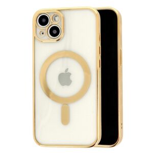 Husă silicon Iphone 13 Mini (5,4") Gold Magsafe