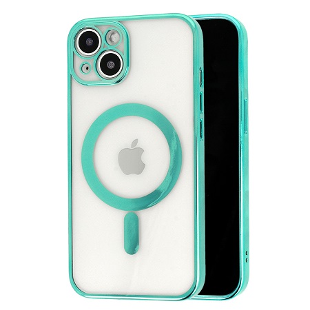 Husă silicon Iphone 13 Pro Max (6,7") Mint Magsafe