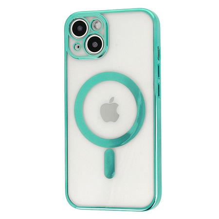 Husă silicon Iphone 13 Pro Max (6,7") Mint Magsafe - imagine 2