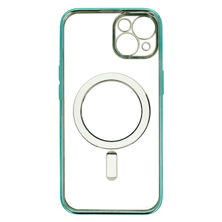 Husă silicon Iphone 13 Pro Max (6,7") Mint Magsafe - imagine 5