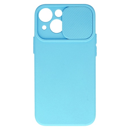 Husă protectie cameră Iphone 14 Pro (6,1") Light Blue Camshield Soft