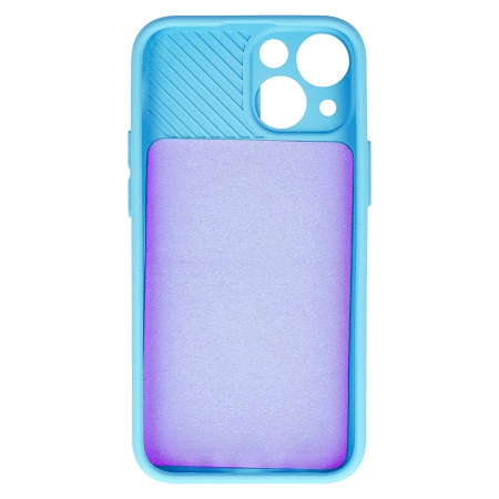 Husă protectie cameră Iphone 14 Pro (6,1") Light Blue Camshield Soft - imagine 2