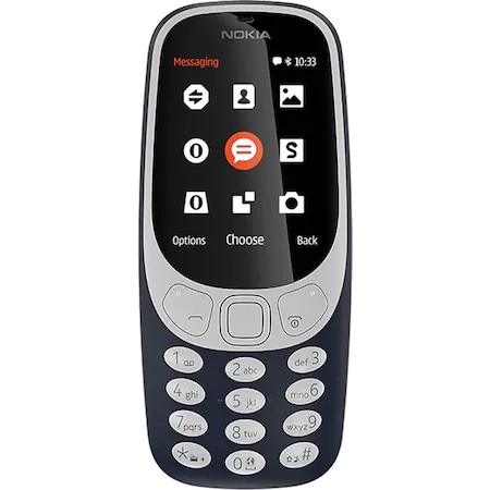 Telefon Nokia 3310 Dual SIM 2,4" 2G Dark Blue TA-1030 non EU spec