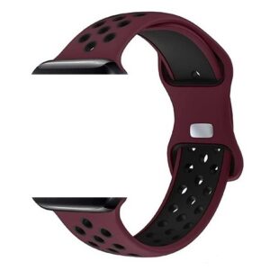 Curea Ceas Silicon 42/44/45/49 MM Red+Black