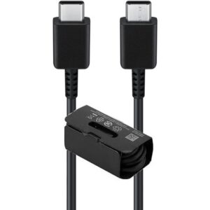 Cablu date Type-C - Type-C 1 Metru Bulk Black / White