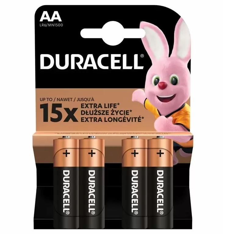 Baterie Duracell R6 AA 1.5V Basic 4 Buc