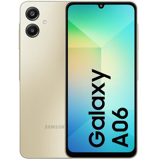 Telefon Samsung A06 Dual SIM 6,7" 64GB 4GB RAM 4G Gold