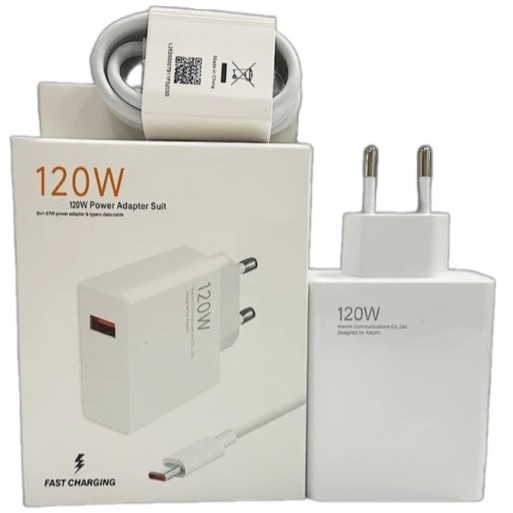 Incarcator Fast Charger Tableta/Notebook USB+Cablu Date USB - Type-C 120W