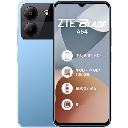 Telefon Zte Blade A54 Dual SIM 6,6" 64GB 8(4+4)GB RAM 4G Blue