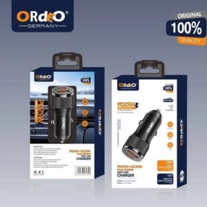 Incarcator Auto USB 20W + USB-C 25W Ordeo OR-CC03