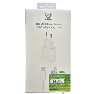 Incarcator Retea Fast Charger USB-C + Cablu Date Type-C - iPhone 35W Al Jazira
