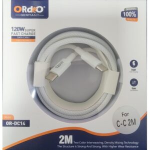 Cablu date Type-C - Type-C 2 Metri Ordeo OR-DC14 120W