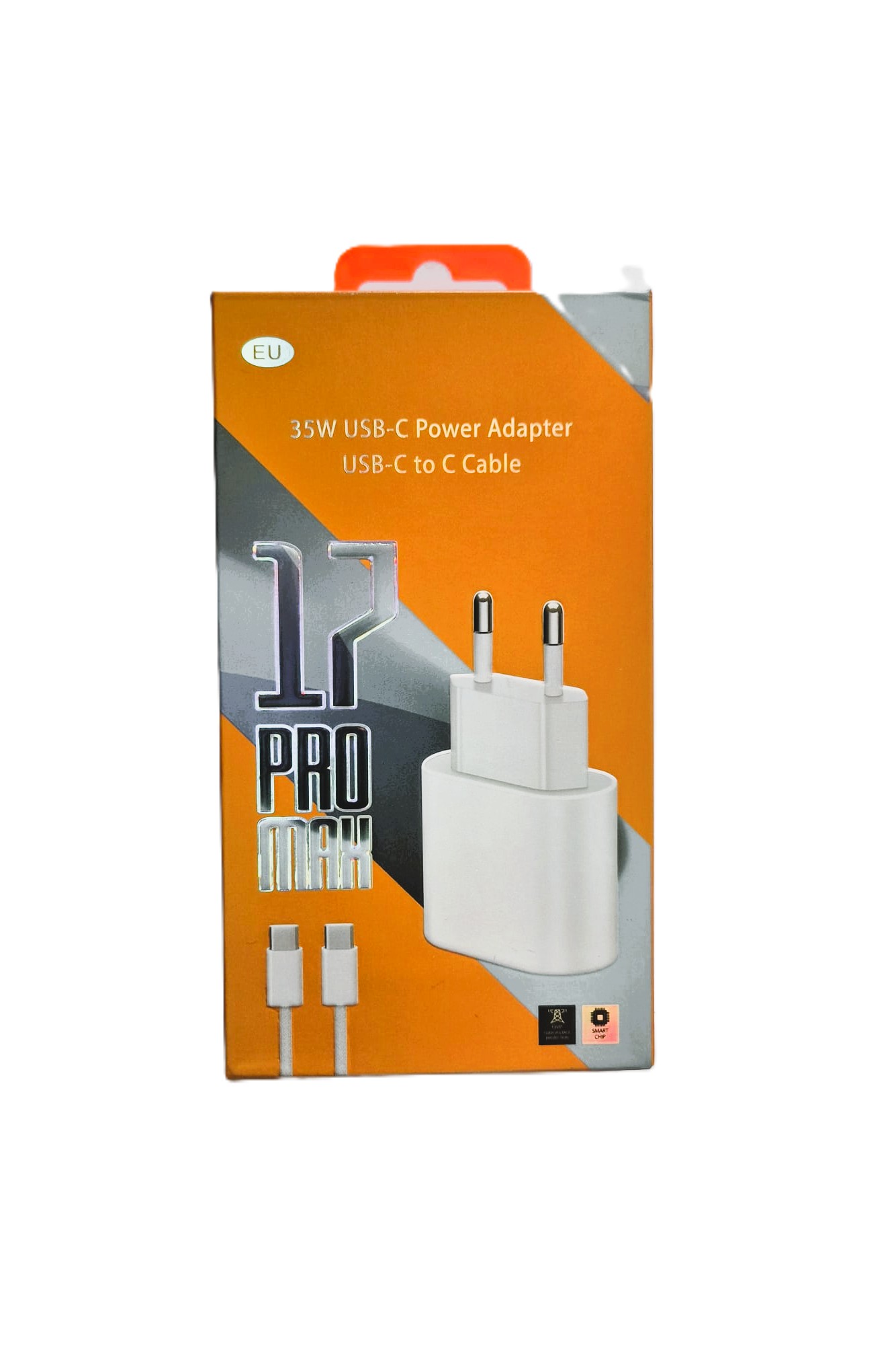 Incarcator Retea Fast Charger Type-C + Cablu Date Type-C - Type-C 35W