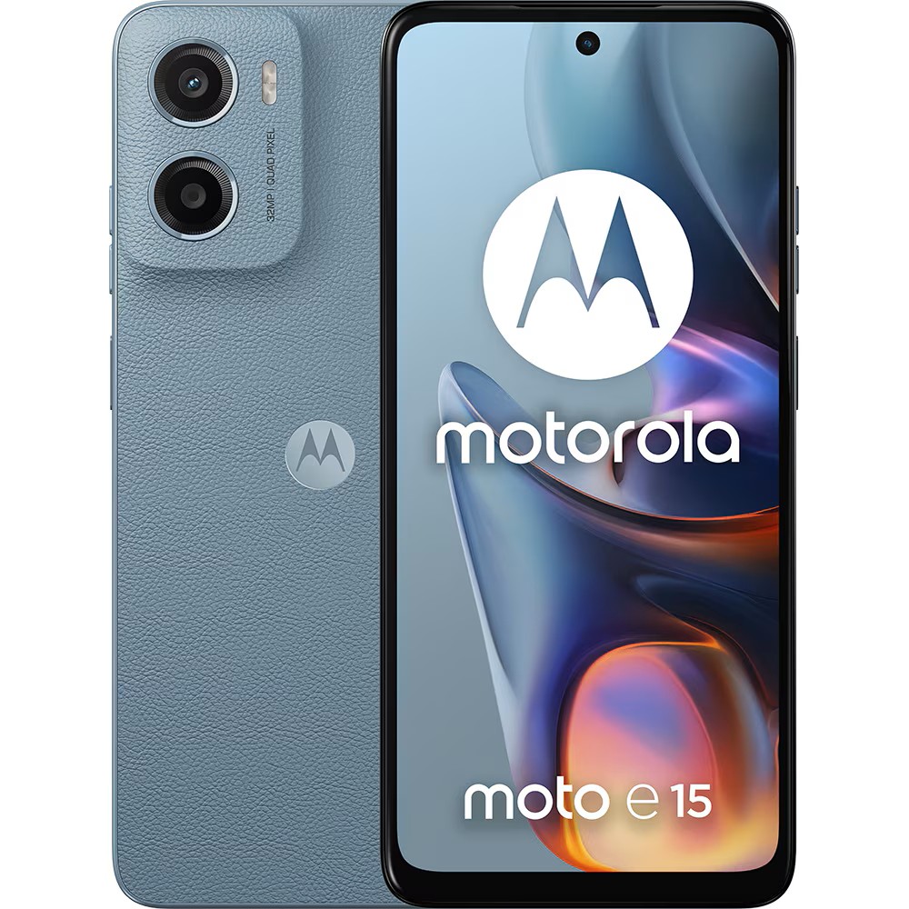Telefon Motorola Moto E15 Dual SIM 6,67" 64GB 2GB RAM 4G Misty Blue