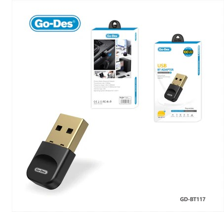 Bluetooth Adapter Go-Des GD-BT117
