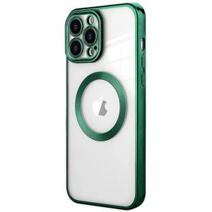 Husă silicon Iphone 17 Air Verde Magsafe