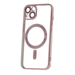 Husă silicon Iphone 17 Air Roz Magsafe