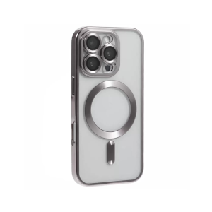 Husă silicon Iphone 17 Air Argintiu Magsafe