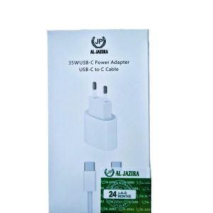 Incarcator Retea Fast Charger USB-C + Cablu Date Type-C - Type-C 35W Al Jazira