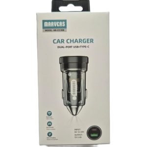 Incarcator Auto Marvers MS-CC308 USB si USB-C 5V 2.4A