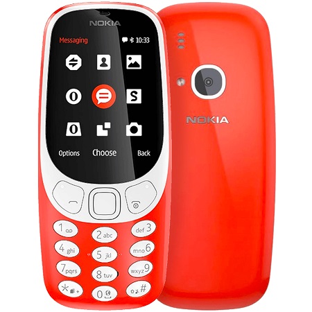 Telefon Nokia 3310 Dual SIM 2,4" 2G Red TA-1030 non EU spec