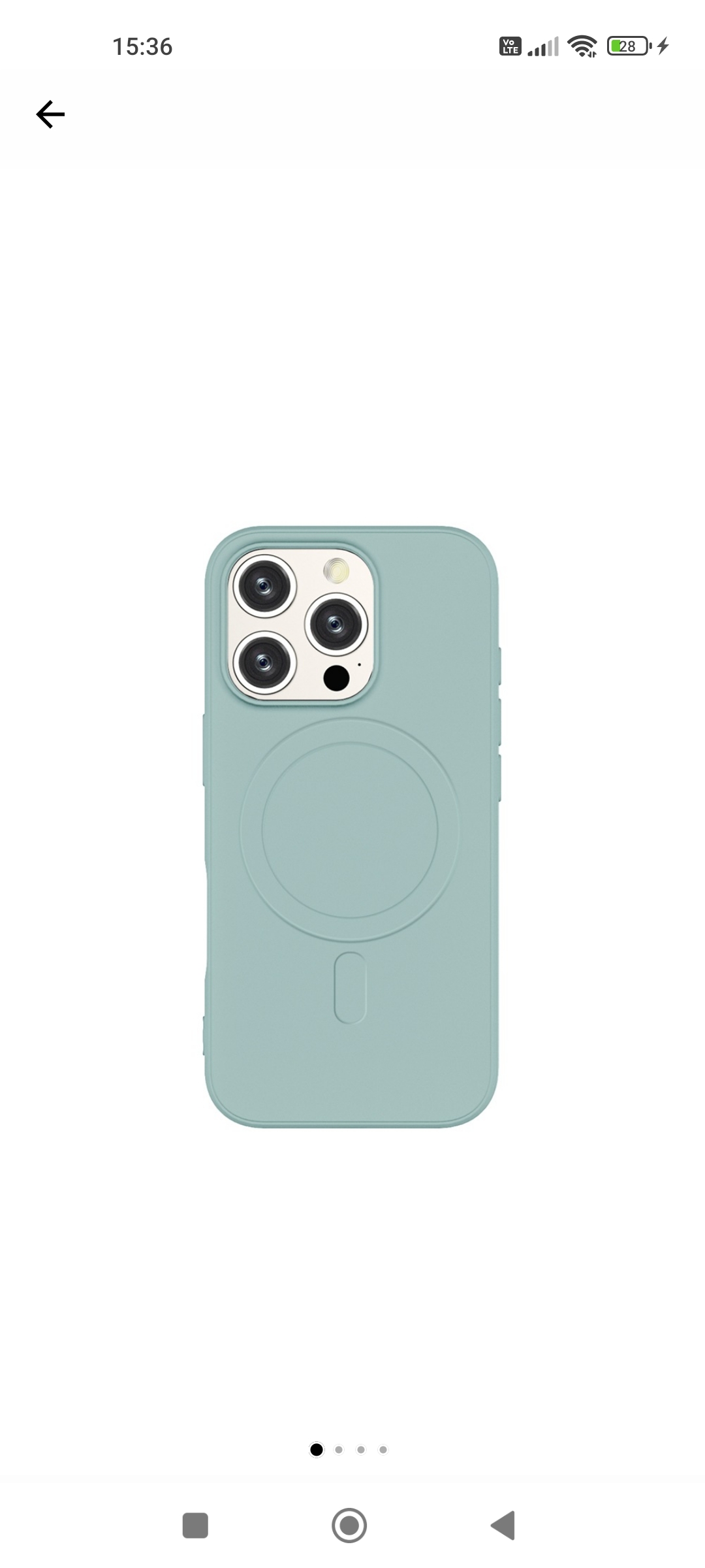 Husă silicon Iphone 16 Pro Magsafe Cellara Albastru Deschis