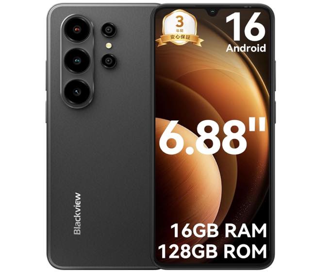Telefon Blackview Wave 10C 6.88",128GB 16GB RAM (4GB + 12GB ) 4G Negru
